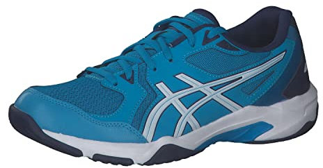 Asics Gel-Rocket 10, Sneaker Hombre, Island Blue/White, 46 EU