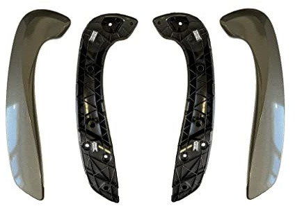Poignée de porte intérieure de voiture pour Renault Megane 3 (2009-2017) (couleur : fumé) OEM : 809600007R / 809540001R BBB