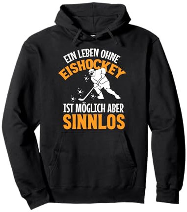 Lustiges Eishockey Ice Hockey Spruch Geschenk Pullover Hoodie