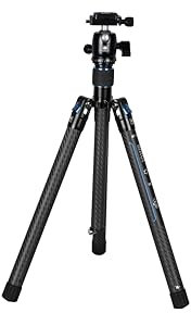 SIRUI Treppiede Carbonio per Fotocamera Traveler X-I, 152cm Leggero Treppiede da Viaggio con Testa a Sfera B-00K a 360°, Reflex Cavalletto Fotografico per Videocamera, DSLR, Carico Massimo 10KG