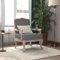 ZQQLVOO Lesestuhl Fernsehsessel Gemütlicher Sessel Lounge Sessel Küchenstühle Sessel Dunkelgrau 64x64x90 cm Stoff Geeignet für Wohnzimmer Schlafzimmer Esszimmer