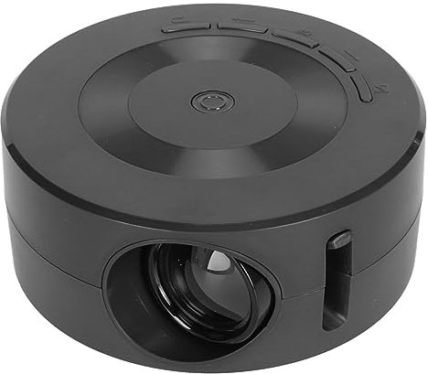 Sorandy Mini Proyector, Proyector LED 1080p Incorporado En El Altavoz Portátil Pequeño Proyector Casero con La Misma Función de Pantalla Soporte de Alimentación Móvil para iOS Android