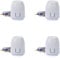 HOSATIGER 4X Floor Heating Valve NC AC 230V Electric Thermal Actuator Manifold for Underfloor Heating Thermostat