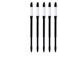 SUStee Indicatore Irrigazione Piante (Set 5, Medio, Nero) - Smart per Tutte le Piante, Adatto a Tutti i Terreni | Design Minimalista, Facile da Usare, Senza Batterie | 100% Giapponese