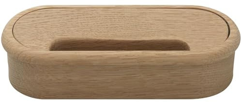 Kabeldurchgang oval Kabdeldurchführung 57x143 mm Kabeldurchlass Eiche roh