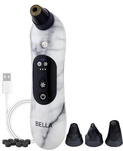 Spa Sciences - BELLA Microderm Porenextraktor & Nano Mister - 3-in-1 - Peeling & Porenreinigung - Hydratisierend, erfrischend, beruhigend - für alle Hauttypen - USB-Aufladung