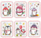 Taschenwärmer Kinder 6er Pack,Handwärmer Kinder,Handwärmer Zum Knicken,Weihnachten Pinguin Taschenwärmer,Taschenwärmer Wiederverwendbar,Kleine Taschenwärmer für Kinder und Erwachsene