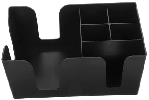 TOPBATHY Cup Storage Box Station Organizer Desktop Cup Container for Countertop Compartment Daily Use