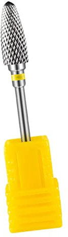 minkissy Manicure Nail Drill Bit Set Professional Tungsten Carbide Grinding Heads Xf Fine Textured Portable Nail Art Polishing Tools for Salon and Home Use