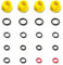 O Ring Nozzle Set,20Pcs Pressure Washer O-Ring Nozzle Set for Karcher High Pressure Cleaning Tools Accessories,Rubber O-Rings Sealing Ring Replacement for Karcher K2 K3 K4 K5 K6 K7 Garden Irrigation