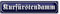 Blechschild | Kurfürstendamm | Nostalgie | Retro-Stil | Dekoration | 10 x 46cm