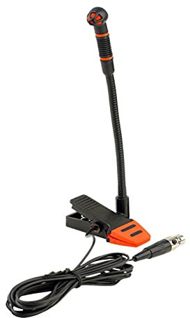 Oshhni Micrófono de Condensador de Clip para Instrumentos de Viento