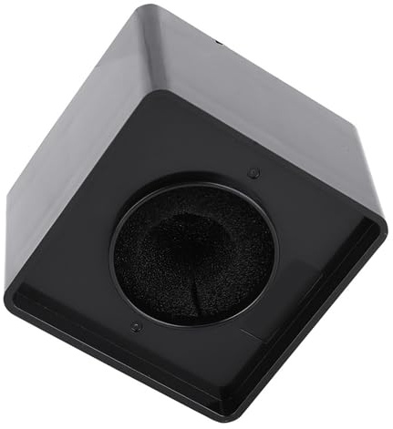 RiToEasysports Tragbare Quadratische Mikrofonstation aus ABS-Material, Kompaktes Design, Geeignet für Interviews und KTV-Gesangspartys