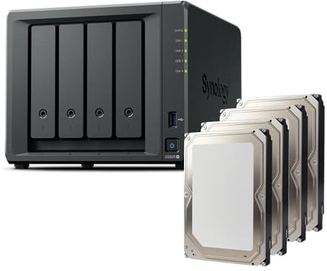 Synology DS925+ Bundle 16TB Bestpreis Festplatten (4X 4TB) 4Bay Desktop NAS, 2.5GbE-Ports, 4GB RAM
