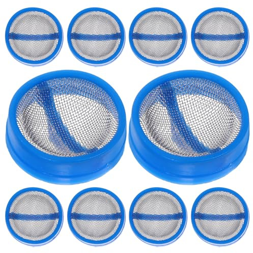 HONITANO 25 Pièces Filtre Entrée Eau pour Machine à Laver Filtre à Sédiments Ligne avec Maille Métallique Accessoires de Filtration pour Tuyau Arrivée Eau Protection et Entretien Facile