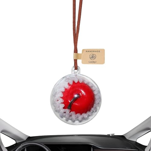 Auto-Ornament – Anhänger mit süßem Fruchtcharm | Zubehör zum Aufhängen für Rückspiegel | für Fahrzeuginnenräume Weihnachtsbäume LKW für Frauen und Männer