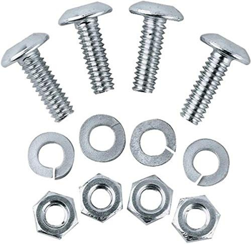 Custom Accessories 93367 Stainless Steel Standard License Plate Fastener