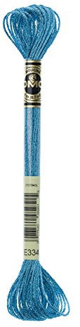 DMC E334 Stickgarn mit Lichteffekten, metallisch, 8 m, Knäuel