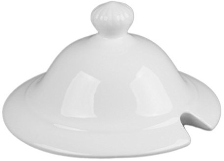Porzellandeckel mit Löffelausschnitt 23 cm