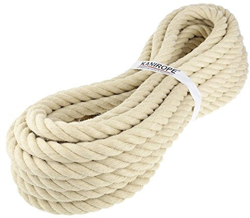 Corde Cordage en chanvre synthétique 30mm 5m toronné Catégorie A