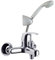 Ramon Soler 224331 Vulcano – Grifo de baño-ducha, con teleducha ABS y flexo, sistema S2 de ahorro de agua del 50%, limitador de temperatura y cromado Diamond Finish