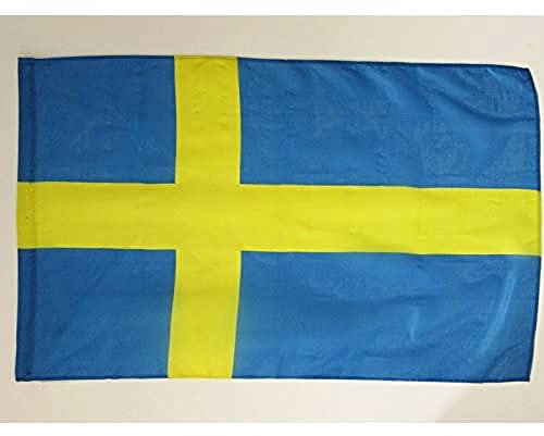 AZ FLAG Bandera de Suecia 150x90cm Especial hinchas - Bandera Sueca 90 x 150 cm