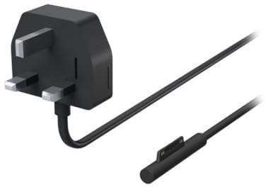 Microsoft 65W PSU for Surface Pro 4, 5, 6 and 7 UK Power Cord, Q5N-00010 (6 and 7 UK Power Cord)