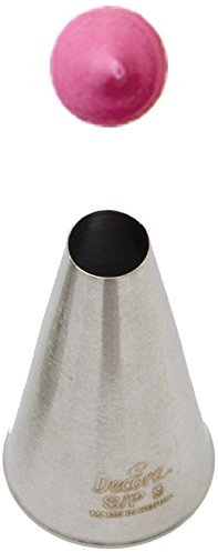 Decora 0268497 Hörnchen glatt 9, Stahl, Silber