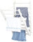 Julu Laundry Ladder Indoor Airer | Wall Mounted Clothes Airer | Wooden Clothes Airer | (Bunty 60cm Wide - (H 113cm x D 12.5cm))
