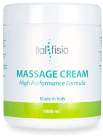 Professionelle Massagecreme für Physiotherapie | 1000 ml - Für empfindliche Haut Wellness Feuchtigkeitscreme Pflegend Creme