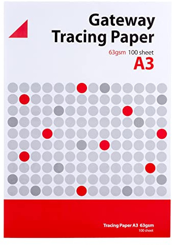 Gateway Natural Tracing Paper Pad A3 63gsm 100 Sheets