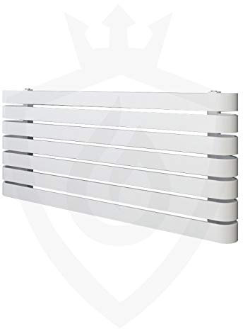 1200 x 500 mm Barlo White Designer Horizontal Radiator (7 Sections)