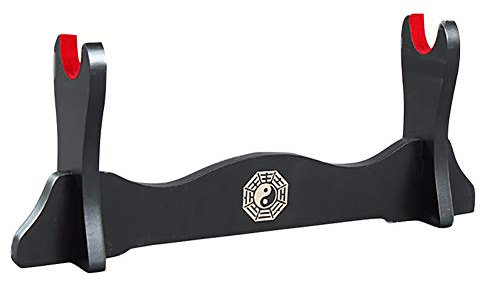 Z-fiber Porte-épée Japonais Velours rembourré Katana Stand samouraï Porte-épée présentoir Support Toutes Les épées,1 Tier