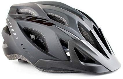 KTM Fahrradhelm Factory Line 2021 Schwarz glanzend/Schwarz matt 54-58 cm