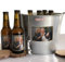 Majami Set de 6 cervezas personalizadas con cubo enfriador y abrebotellas, cervezas con foto para regalar, eventos, bodas, cumpleaños, aniversario, Regalo Original, Uvimark