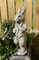 Mini Peter Rabbit Stone Statue | Beatrix Potter Animal Garden Outdoor Ornament
