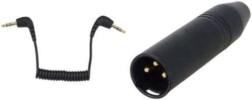RØDE SC2 3.5mm TRS Patch Cable & VXLR Mini-jack to XLR Adaptor,Black