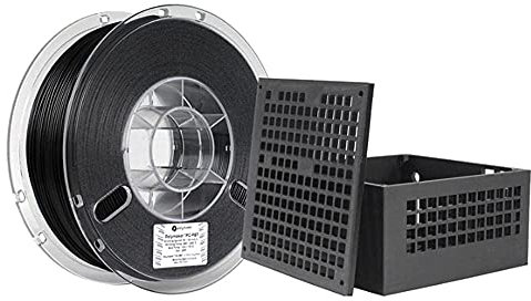 M I A 3D-Drucker-Filament, PC-PBT-Polymer-Legierung, Widerstand, Hitzebeständigkeit, hohe Zähigkeit, 1 kg Spule, Schwarz _ 2,85 mm (Farbe: Schwarz, Größe: 2,85 mm)