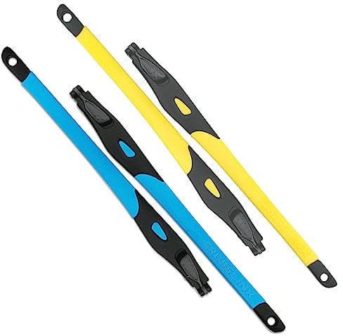 TERYDANBLE Replacement Blue/Yellow Glasses Legs For Oakley Crosslink