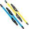 TERYDANBLE Replacement Blue/Yellow Glasses Legs For Oakley Crosslink