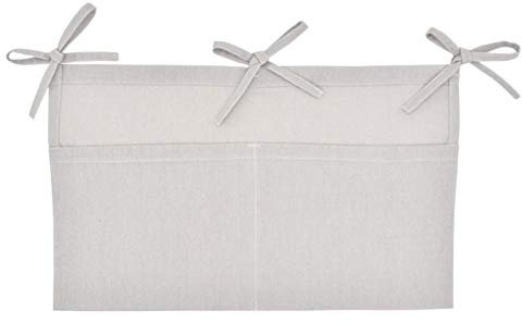 xiaoguozi Babybett-Organizer, hängende Aufbewahrung, Kinderzimmer-Organizer, Leinen-Nachttisch-Aufbewahrungstasche, Baby-Kinderzimmer-