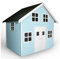 Phoenix Wooden Playhouse - (Baby Blue)