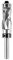 SpeTool Carbide Compression Flush Trim Router Bit 1/4 Shank with Top & Bottom Bearing, 1/2 Inch Cutting Dia Pattern Template Flush Cut Router Bit for Woodworking Trimming