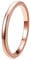 Three Keys Jewelry Womens Charming Jewelry 2mm Rose Gold Tungsten Polished Wedding Carbide Ring Band for Women Engagement Size 9