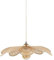Ostaria 36191 Plafonnier, Suspension en bambou Petite Margaux - diamètre 60 cm, couleur naturelle - Plafonnier d'intérieur E27 pour salle à manger, salon, chambre