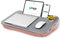 ISTUDYNITURE Knietisch mit Kissen, Schoßschreibtisch für Laptop, passend für Laptops bis zu 43,2 cm (17 Zoll), abnehmbar und waschbar, Laptop-Schreibtisch für Bett, Couch, Heimbüro, Rosa, ISTUDYNITURE