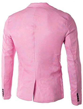 Sakko - Giacca da uomo sportiva, vestibilità normale, da uomo, estiva, da uomo, colore bianco, da uomo, in lino, da uomo, con paillette, da uomo, colorato, smoking, A-rosa., M