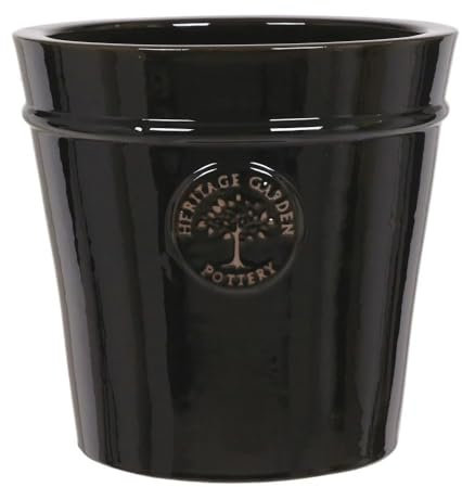 Woodlodge 27cm Black Heritage Pot