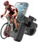 Moman Porta Cellulare Bici, PMS1 Porta Telefono Moto 【Lente senza ostacoli】 360°Rotabile Antivibrazione Supporto Telefono Compatibile con 4.5''-7.0 Smartphone, Porta-Cellulare-Bici-Telefono-Moto