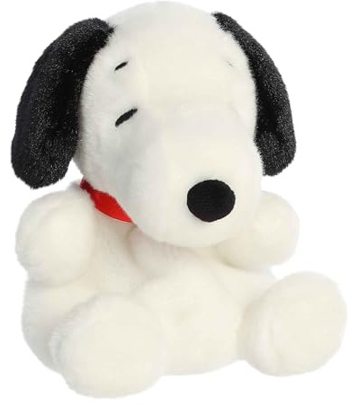 Aurora® Adorable Peanuts® Palm Pals™ Snoopy Stuffed Animal - Officially Licensed Toys for All Snoopy Fans - Nostalgic Gift for Adults and Birthday Celebrations - White 5 Inches